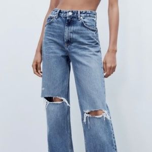 Zara wide leg jeans